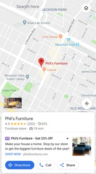 google maps in store promotions